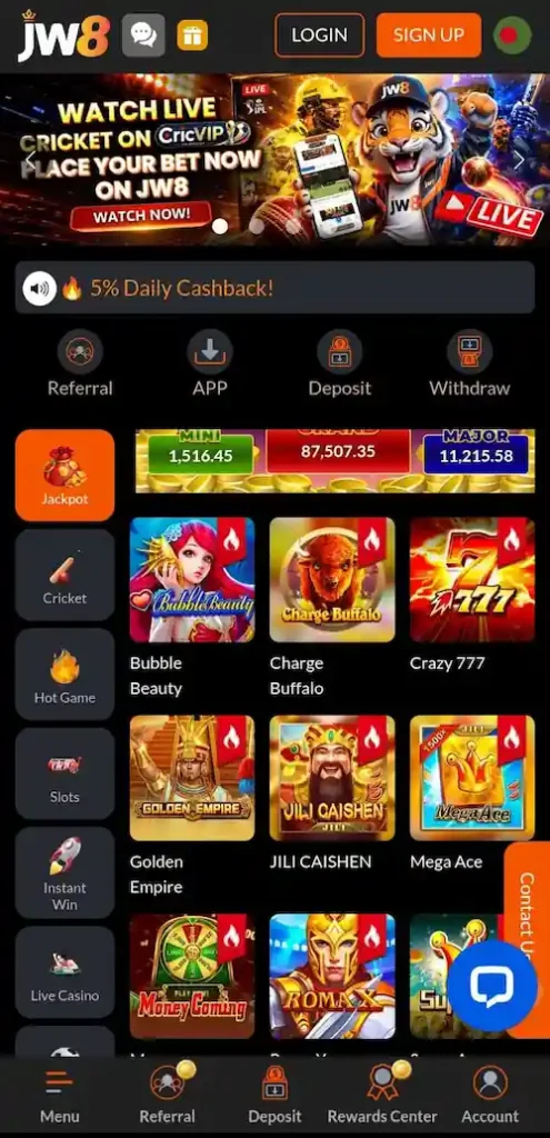 jw8 app download